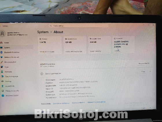 Hp laptop LFM7US